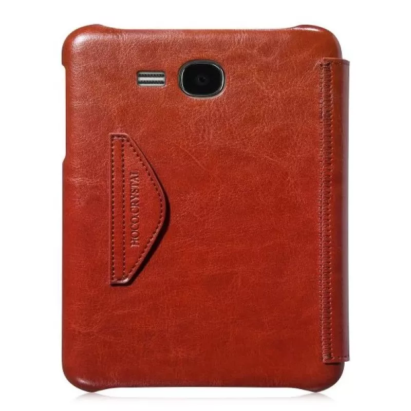 Hoco Crystal Folder Series Προστατευτική θήκη για Samsung Galaxy Tab 3 7.0 T210, Καφέ