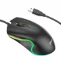 Hoco GM19 Enjoy Gaming Luminous ενσύρματο ποντίκι μαύρο