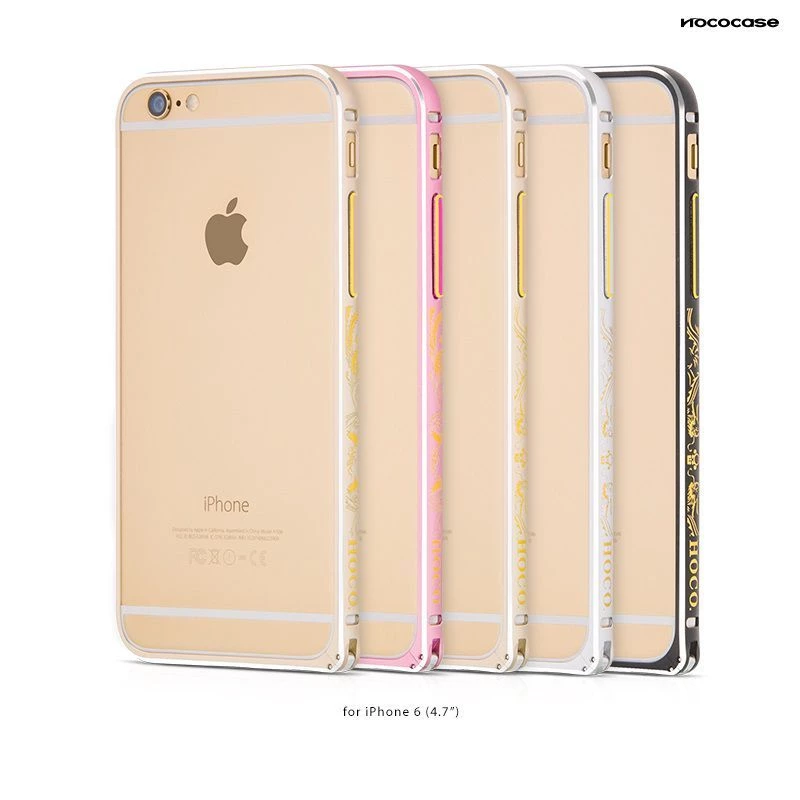 Hoco Good Fortune Bumper Case για Apple iPhone 6/6S - μαύρο