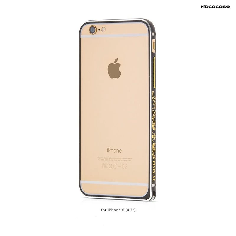 Hoco Good Fortune Bumper Case για Apple iPhone 6/6S - μαύρο