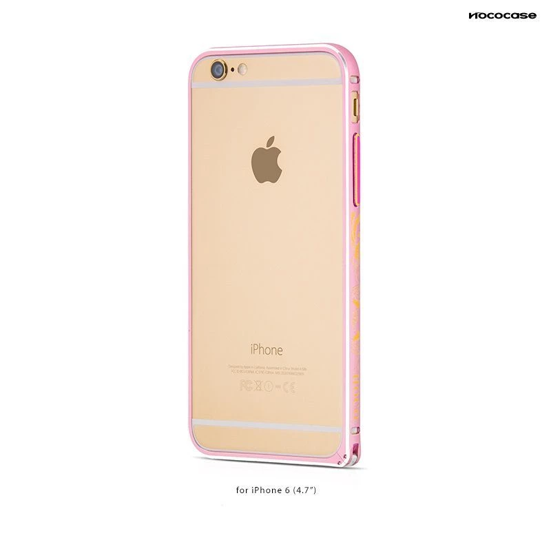 Hoco Good Fortune Θήκη Bumper για Apple iPhone 6 / 6S HI-T027 Ροζ