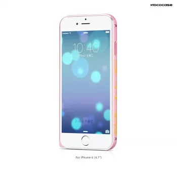 Hoco Good Fortune Θήκη Bumper για Apple iPhone 6 / 6S HI-T027 Ροζ