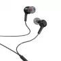 Hoco M78 Ενσύρματα ακουστικά in-ear με μικρόφωνο, 3,5 mm jack, μαύρα
