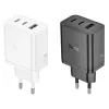 Hoco N50 Scenery PD45W (2C1A) φορτιστής EU Plug μαύρο
