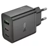 Hoco N50 Scenery PD45W (2C1A) φορτιστής EU Plug μαύρο