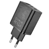 Hoco N50 Scenery PD45W (2C1A) φορτιστής EU Plug μαύρο