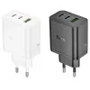 Hoco N51 Scenery PD65W (2C1A) GaN Φορτιστής EU Plug Λευκό