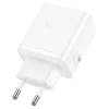 Hoco N51 Scenery PD65W (2C1A) GaN Φορτιστής EU Plug Λευκό