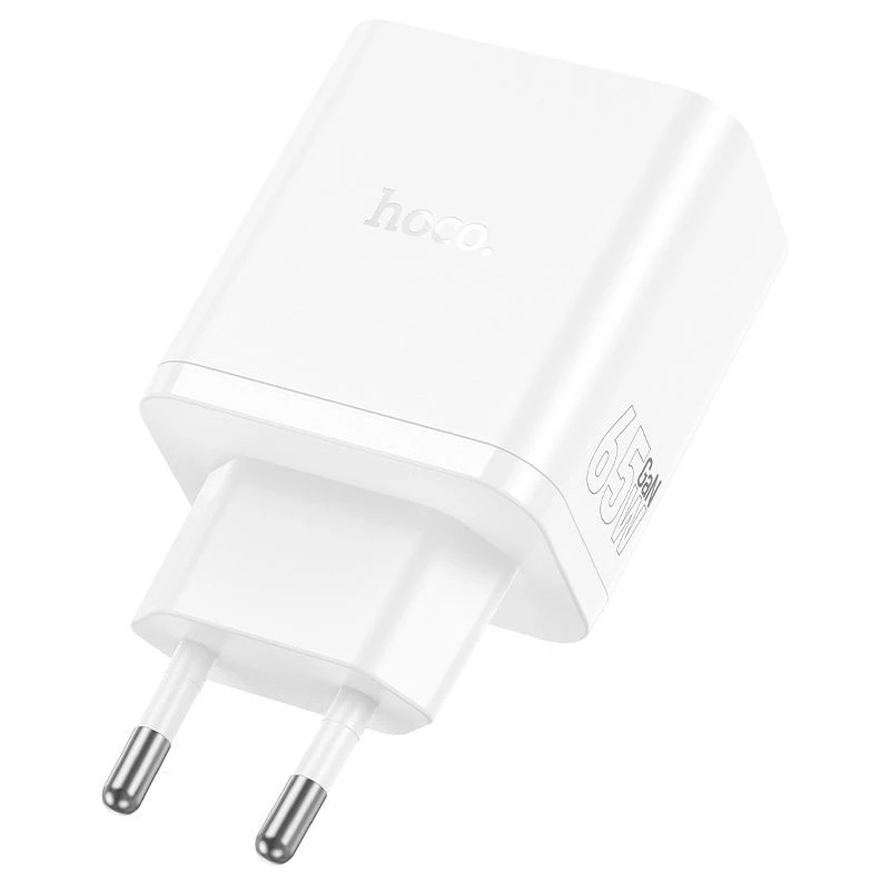 Hoco N51 Scenery PD65W (2C1A) GaN Φορτιστής EU Plug Λευκό