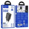 Hoco N63 Gentle PD30W+QC3.0 Φορτιστής (EU) Μαύρο
