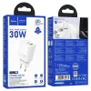 Hoco N63 Gentle PD30W+QC3.0 Φορτιστής (EU) Λευκό