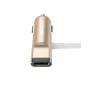 Hoco Universal UCL01 Καλώδιο Πολλαπλών Λειτουργιών Apple + Micro USB, Χρυσό, 1m