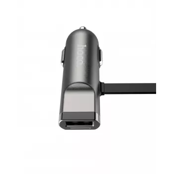 Hoco Universal UCL01 Πολυλειτουργικό καλώδιο Apple + Micro USB, Γκρι, 1,2m