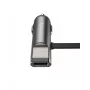 Hoco Universal UCL01 Πολυλειτουργικό καλώδιο Apple + Micro USB, Γκρι, 1,2m