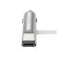 Hoco Universal UCL01 Καλώδιο Πολλαπλών Λειτουργιών Apple + Micro USB Ασημί 1,2 m