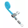 Hoco UPL03 Share Line Apple + Micro USB Μπλε Καλώδιο Φόρτισης και Δεδομένων 2 σε 1 1m