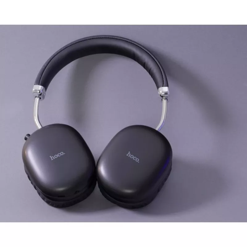 Hoco W35 Max Ασύρματα Over-Ear Ακουστικά Μαύρα