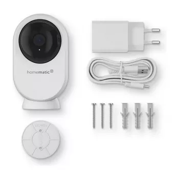 Homematic IP Indoor Camera plus (HmIP-CI-PL) - 4MP WLAN κάμερα ασφαλείας, λευκό