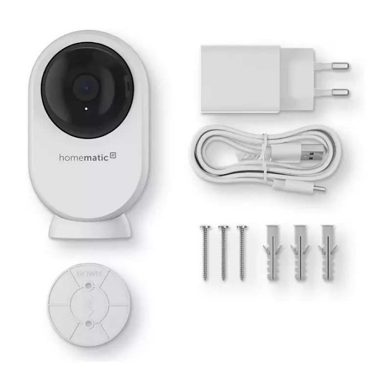 Homematic IP Indoor Camera plus (HmIP-CI-PL) - 4MP WLAN κάμερα ασφαλείας, λευκό