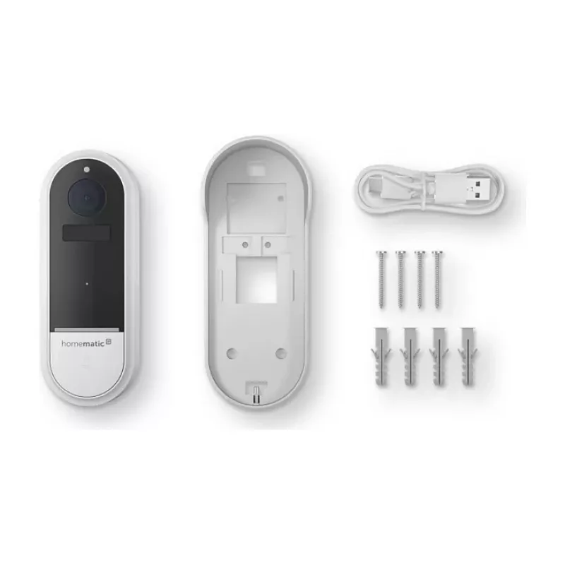 Homematic IP Βιντεοκουδούνι HmIP-CODB, 3 MP, Wi-Fi, Λευκό