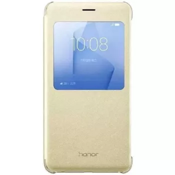 HONOR 8 Smart Cover Gold - Flip Case με Smart Window