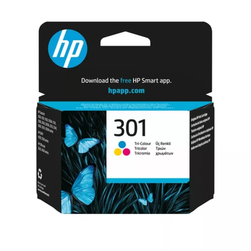 HP 301 Γνήσιο μελανοδοχείο μαύρο