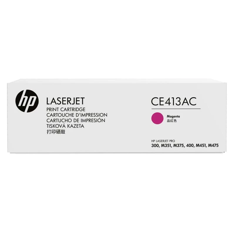 HP 305A γνήσιο τόνερ ματζέντα CE413AC