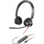 HP Poly Blackwire 3320-M Ενσύρματα ακουστικά USB-C με μικρόφωνο βραχίονα, μείωση θορύβου, μαύρο