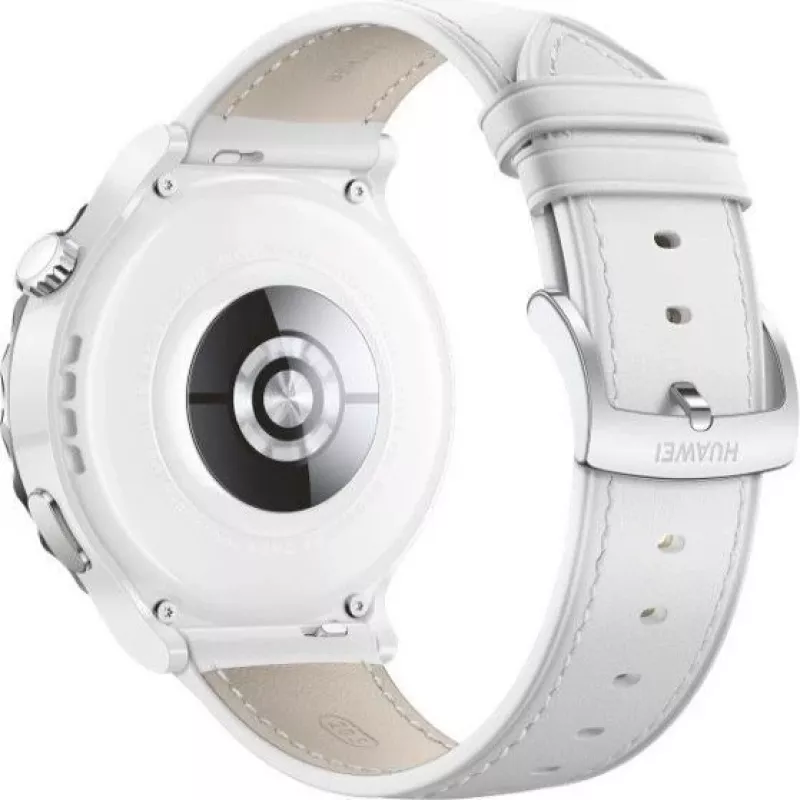 Huawei Watch GT 3 Pro 43mm Δερμάτινο Λουράκι Λευκό