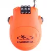 HUDORA Κλειδαριά καλωδίου (Πορτοκαλί)