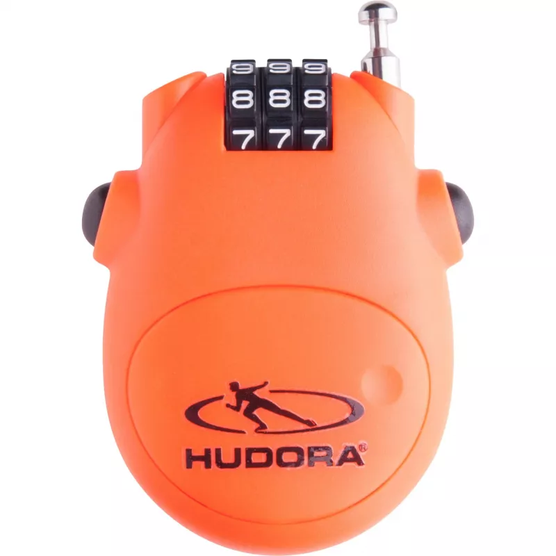 HUDORA Κλειδαριά καλωδίου (Πορτοκαλί)