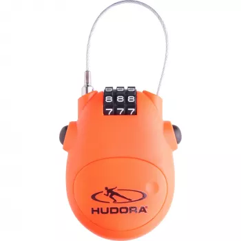 HUDORA Κλειδαριά καλωδίου (Πορτοκαλί)