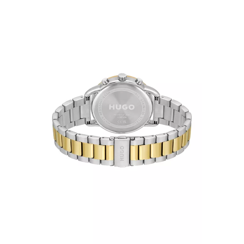 HUGO MAN Ρολόι 1530235 44mm Μαύρη Σιλικόνη