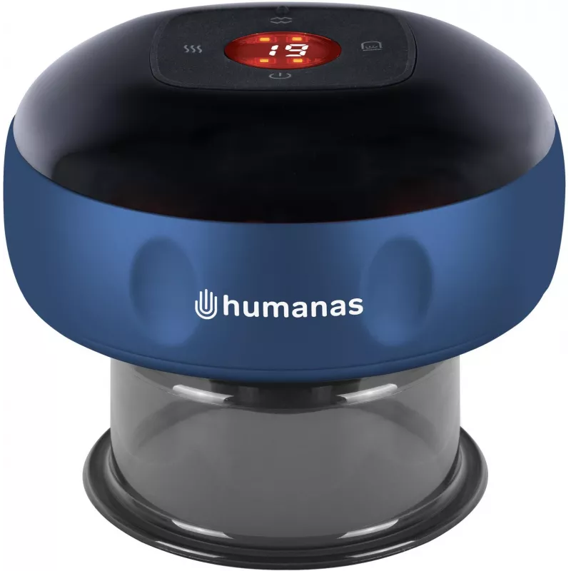 Humanas BB01 κεφαλή βεντούζας σιλικόνης μπλε