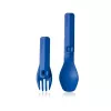 HumanGear Uno GoBites Click σετ κουτάλι και πιρούνι μπλε