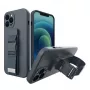 Hurtel Μπλε Καλώδιο USB-C σε USB-A 1m Νάιλον Πλεκτό