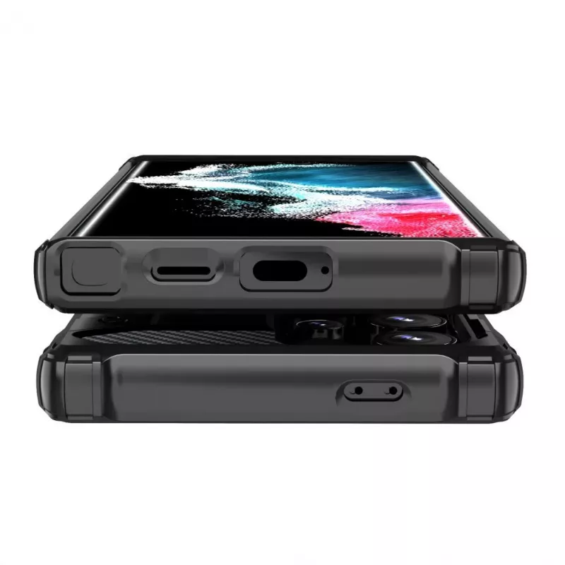 Hurtel Hybrid Armor Θήκη για Apple iPhone 15 Pro - Μαύρο