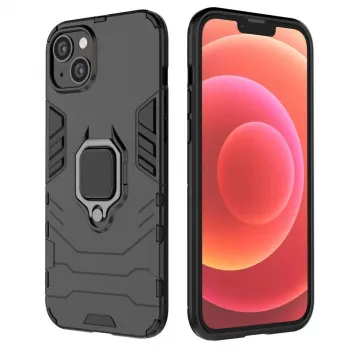 Hurtel Ring Armor Θήκη για iPhone 14 Plus, Θωρακισμένη Θήκη με Μαγνητική Βάση, Ring, Μαύρο