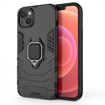 Hurtel Ring Armor Θήκη για iPhone 14 Plus, Θωρακισμένη Θήκη με Μαγνητική Βάση, Ring, Μαύρο