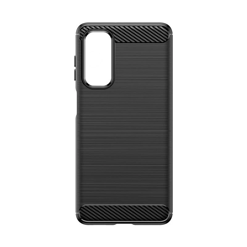 Hurtel Θήκη Σιλικόνης Carbon για Nokia C12 / C12 Pro / C12 Plus - Μαύρο