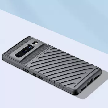 Hurtel Thunder Case Flexible Armored Cover για Google Pixel 7 Pro μαύρο