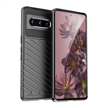 Hurtel Thunder Case Flexible Armored Cover για Google Pixel 7 Pro μαύρο