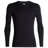 Icebreaker 200 Oasis L/S Crewe - μαύρο