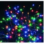 iLike 100 LED Πολύχρωμα Φωτάκια Σειράς Πράσινο Καλώδιο 3m