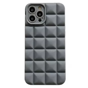 iLike Apple 3D Cube Θήκη για iPhone 14 6,1 ίντσες - Μαύρο
