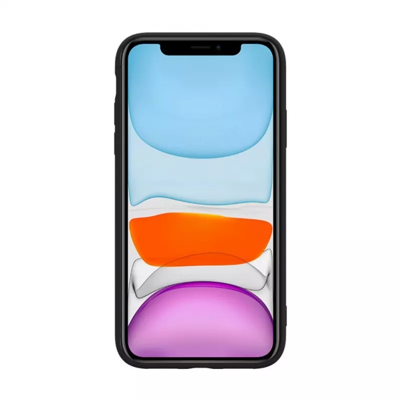 iLike Θήκη Nano Silicone για Apple iPhone 11 Μαύρο