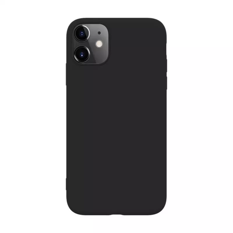 iLike Θήκη Nano Silicone για Apple iPhone 11 Μαύρο