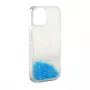 iLike Θήκη Σιλικόνης για Apple iPhone 11 Water Glitter Μπλε