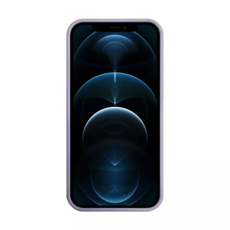 iLike Apple iPhone 12 / 12 Pro θήκη σιλικόνης Eco Print Design λουλούδι