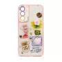 iLike Apple iPhone 13 Θήκη Epoxy Cartoon Ροζ